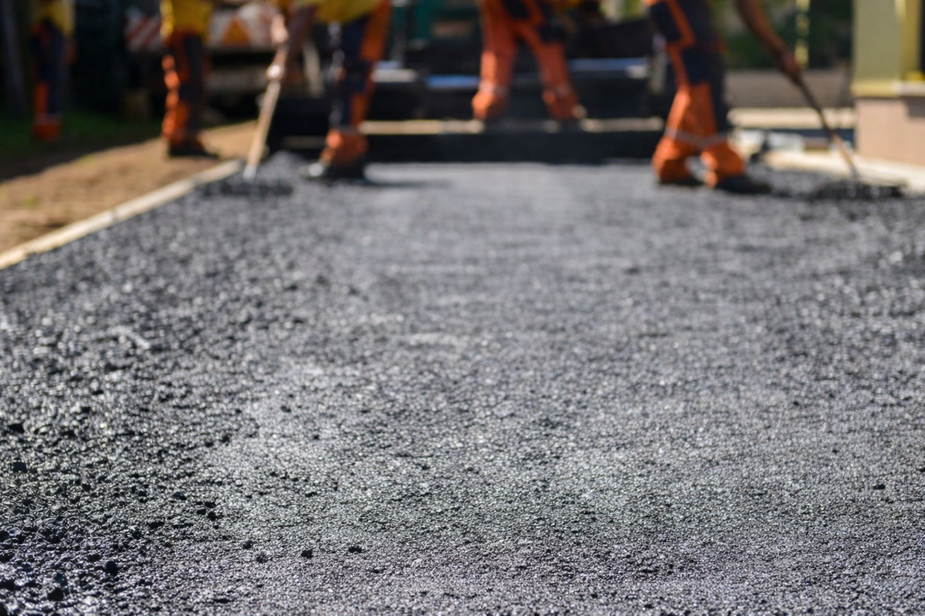 Concrete parking lot building
